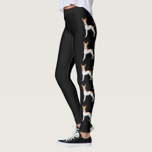 Leggings Chiens de dessin animé à poil lisse Ibizan Hound b