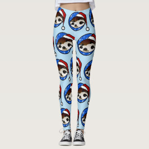 LEGGINGS CHISTMAS VACANCES SLOTH PÈRE NOËL MOTIF LEGINGS