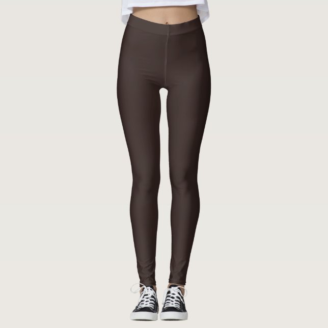 Leggings Chocolat foncé Brown (Devant)