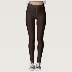 Leggings Chocolat foncé, brun foncé