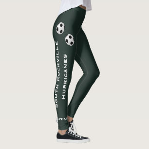 Leggings CHOISISSEZ VOTRE COULEUR Équipe de football, Vert,