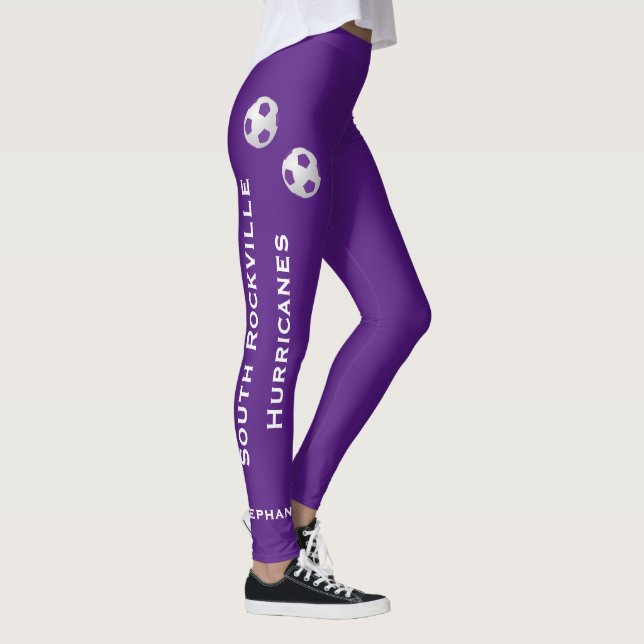 Leggings CHOISISSEZ VOTRE COULEUR ou votre équipe de footba (Droite)