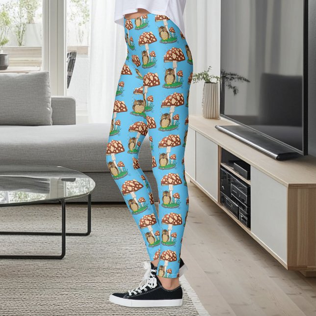 Leggings Chouette de douche de printemps (Créateur téléchargé)