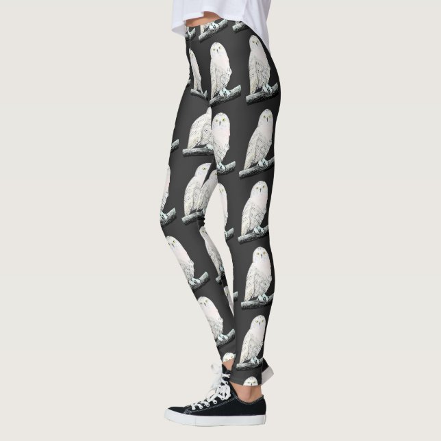 Leggings Chouette des neiges (Gauche)