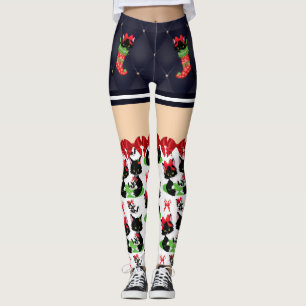 LEGGINGS CHRISTMAS CAT LEGINGS