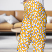 Chrome moderne Jaune et Bleu Motif Flickr