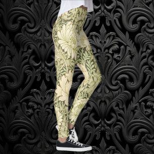 Leggings Chrysanthemum par William Morris, Art Vintage