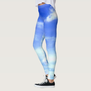 Leggings Ciel bleu dramatique