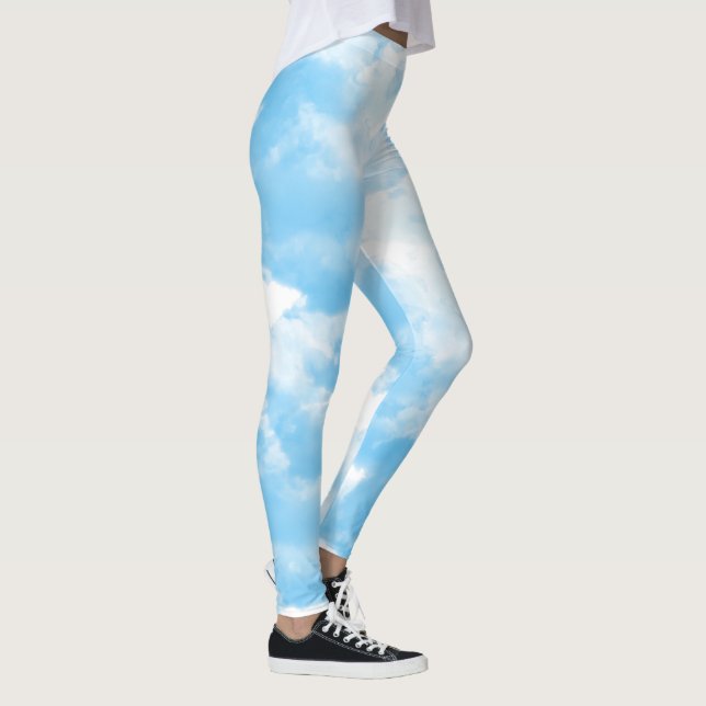 Leggings Ciel bleu nuages (Droite)