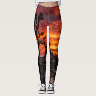 Leggings Ciel en feu - Légumineuses couchées au soleil
