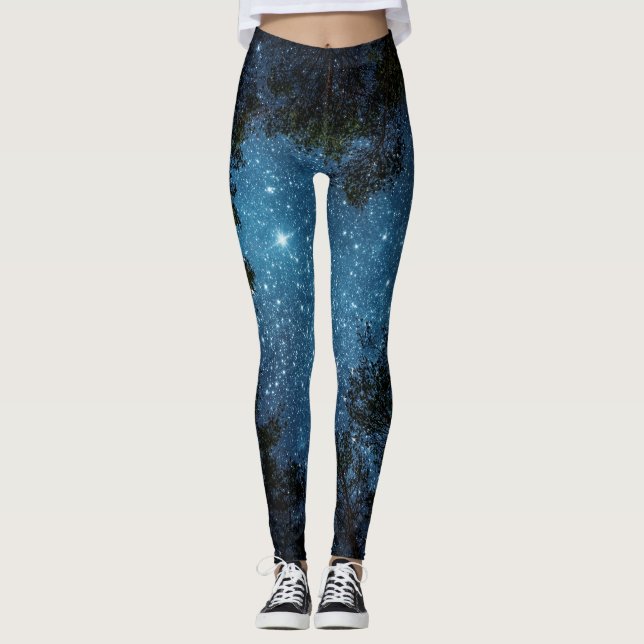 Leggings Ciel étoilé, Voie Lactée. (Devant)