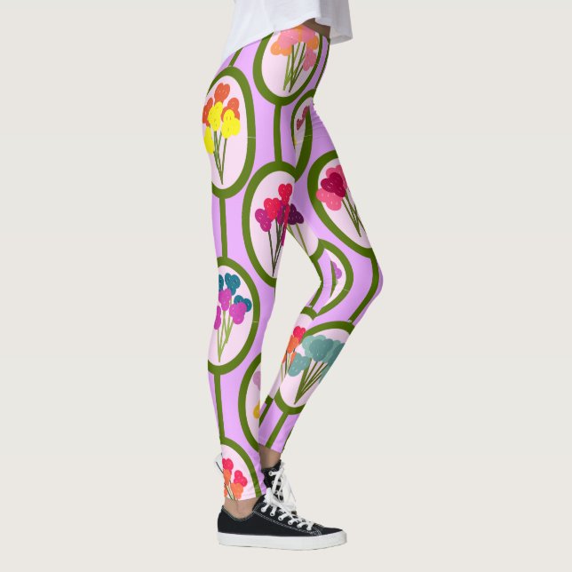 Leggings Circles of Flowers (Droite)