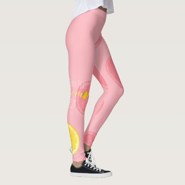 Leggings Citron pâle facile été Squeezy (Droite)