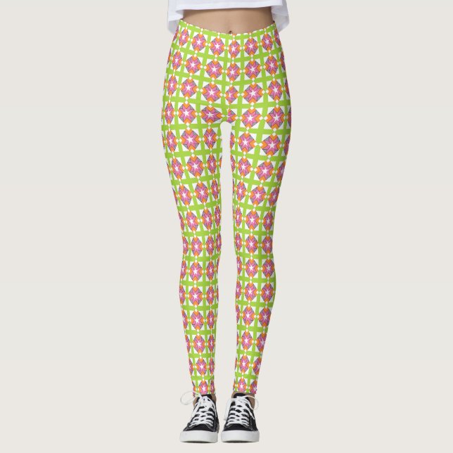 Leggings citron vert (Devant)