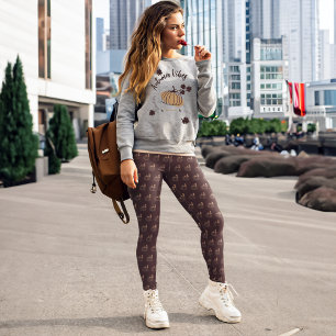 Leggings Citrouille d'automne