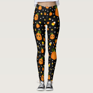 Leggings Citrouilles lunatiques et amusement Halloween de
