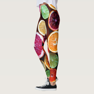 Leggings Citrus Dream Citron Lime Orange Fruit
