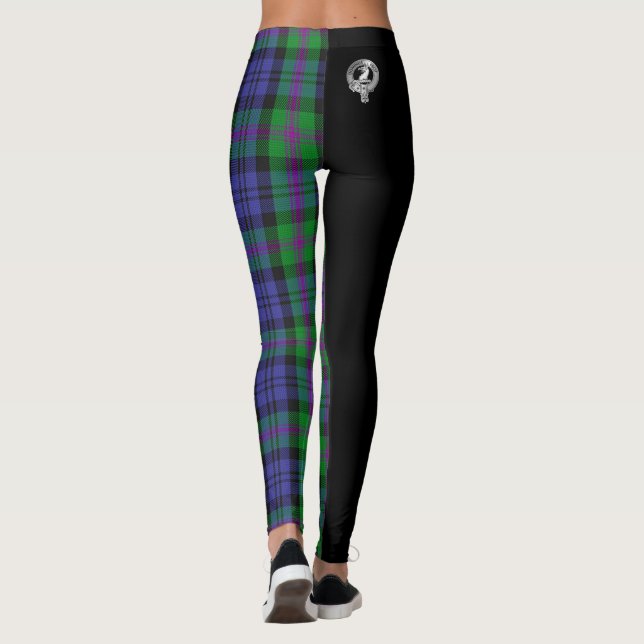 Leggings Clan Baird Crest & Tartan (Dos)