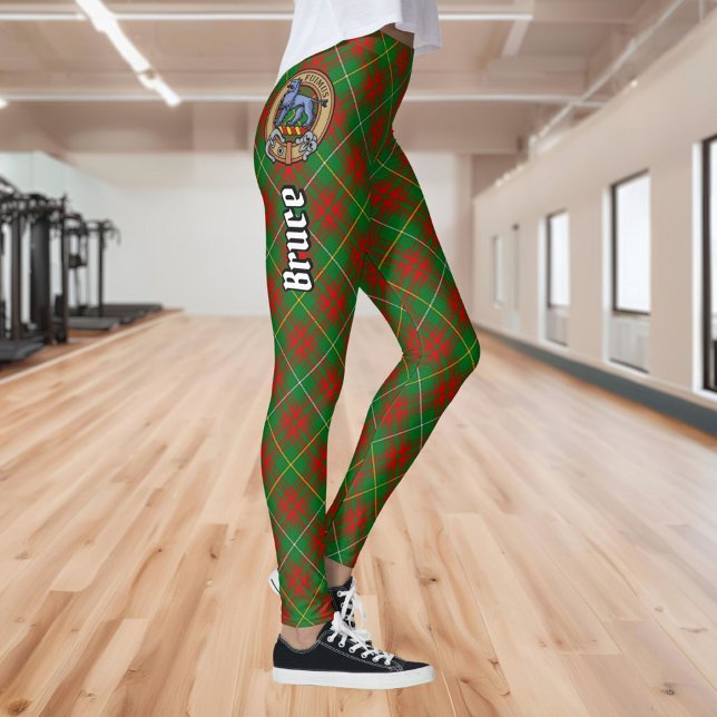 Leggings Clan Bruce Crest sur la chasse Tartan (Créateur téléchargé)