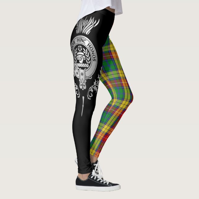 Leggings Clan Buchanan Crest & Tartan (Droite)