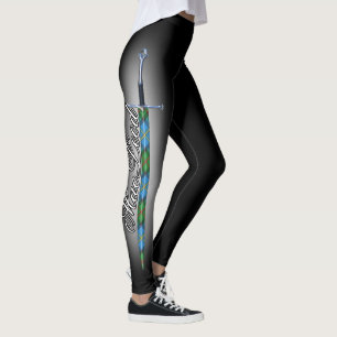 Leggings Clan d'acier écossais MacLeod de Harris Tartan Sw