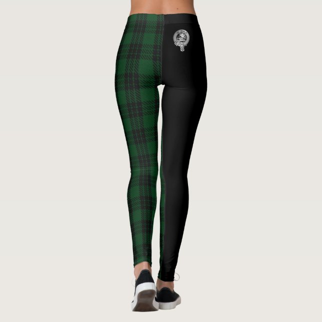 Leggings Clan Graham Crest & Tartan (Dos)