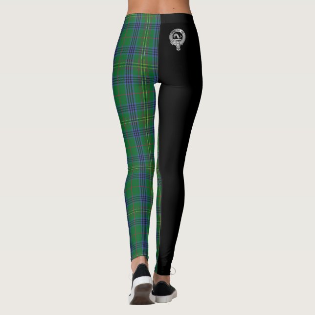 Leggings Clan Kennedy Crest & Tartan (Dos)