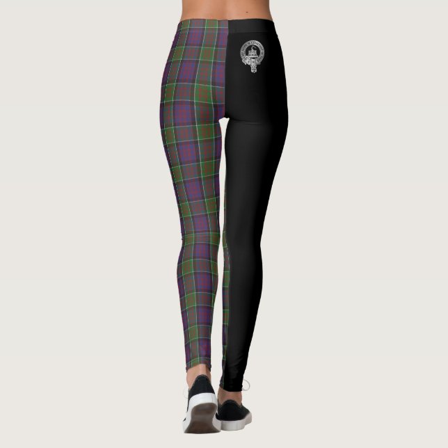 Leggings Clan MacDonald de Clanranald Crest & Tartan (Dos)