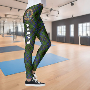 Leggings Clan MacInnes Crest sur Tartan