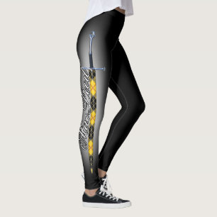Leggings Clan MacLeod de Lewis Tartan Sword