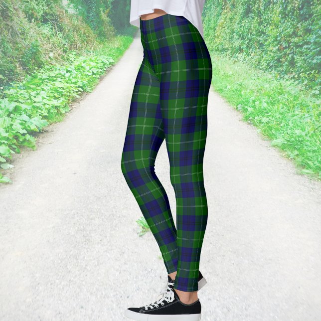 Leggings Clan Oliphant Tartan Plaid (Créateur téléchargé)