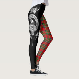 Leggings Clan Stewart Crest & Tartan