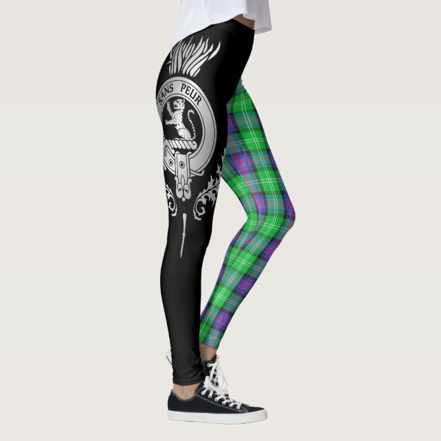 Leggings Clan Sutherland Crest & Tartan (Droite)