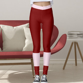 Leggings Classic Red Pink Valentine's Day Girlfriend Gift