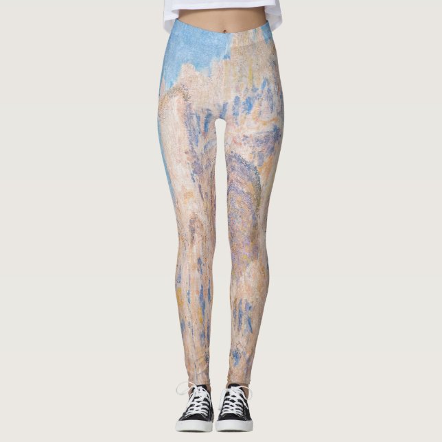 Leggings Claude Monet - Cathédrale de Rouen au coucher du s (Devant)