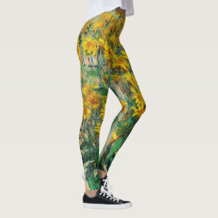 Leggings Claude Monet - Fleurs d'artichauts de Jérusalem