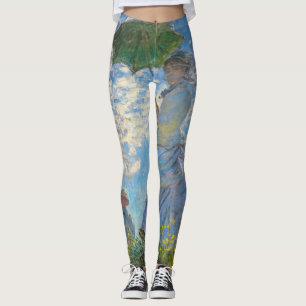 Leggings Claude Monet - La Promenade, Femme avec un Parasol