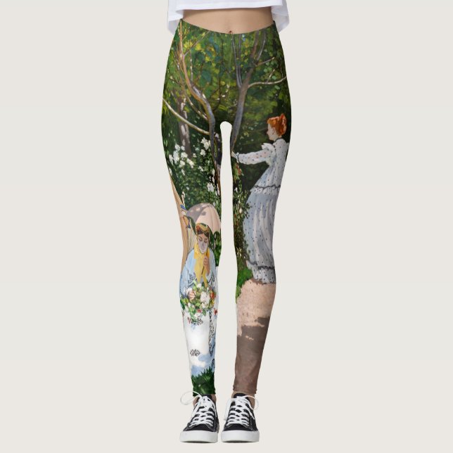 Leggings Claude Monet - Les femmes dans le jardin (Devant)