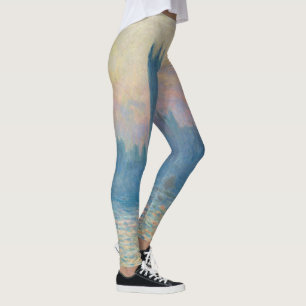 Leggings Claude Monet Les maisons du Parlement Coucher de s