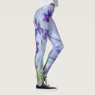 Leggings Claude Monet - Lilac Irises / Iris Mauves
