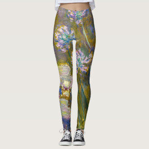 Leggings Claude Monet - Nénuphars et Agapanthus