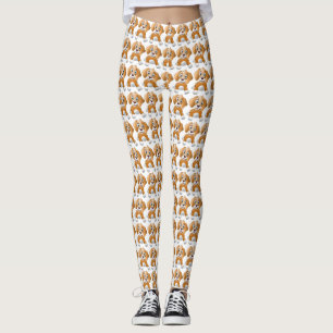 Leggings Clipart Brown de chien
