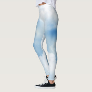 Leggings Clouages blancs floffés