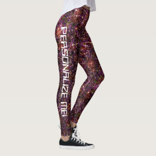 Leggings Coalescentes Quarks Parties scintillant de galaxie