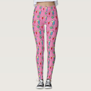 Leggings Cocktail Drink Association Thunder_Cove