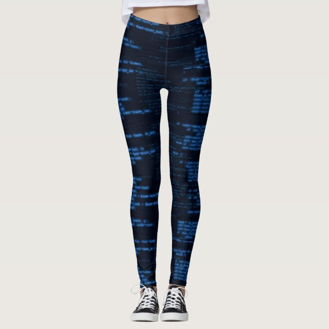 Leggings Code de langue de promoteur (Devant)