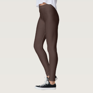 Leggings Code hexadécimal chocolat foncé 3D241F