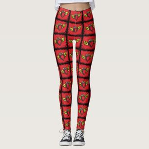 Leggings Coeur ange avec ailes