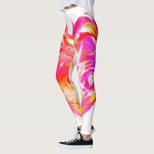 Leggings Coeur ardent (Gauche)