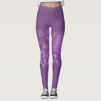 Leggings Coeur des guêtres de fines herbes d'école d'herbes
